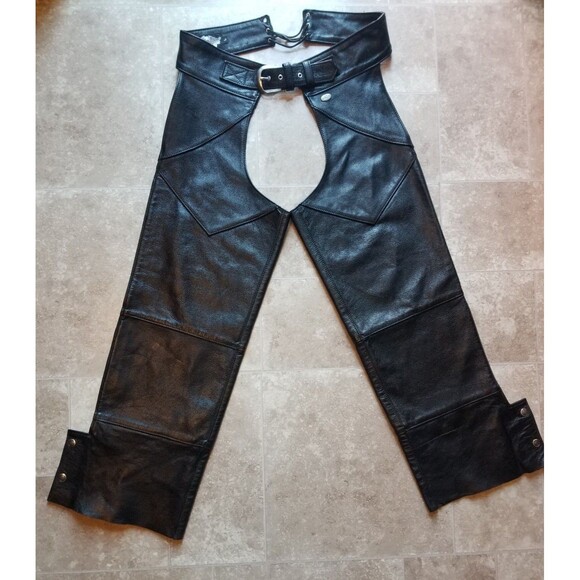 Harley-Davidson Other - Harley Davidson Leather Chaps CA 03402 Black L